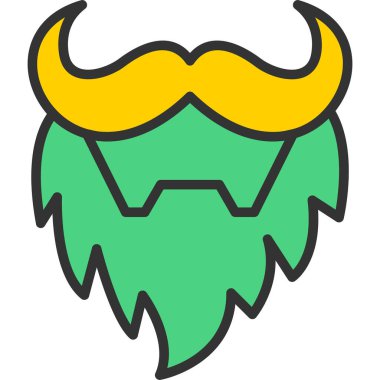 Çizgi film simgesinin vektör illüstrasyonu