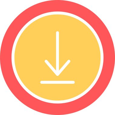 ok simgesi vektör illüstrasyonu