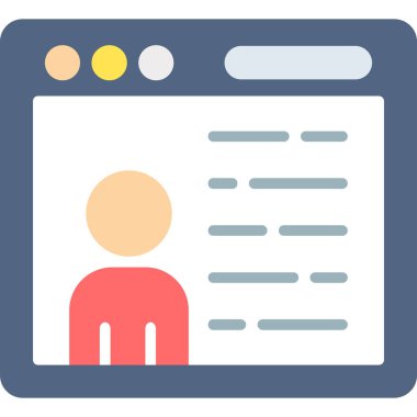 çevrimiçi sohbet simgesi, vektör illüstrasyonu