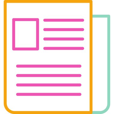 Modern simgenin vektör illüstrasyonu