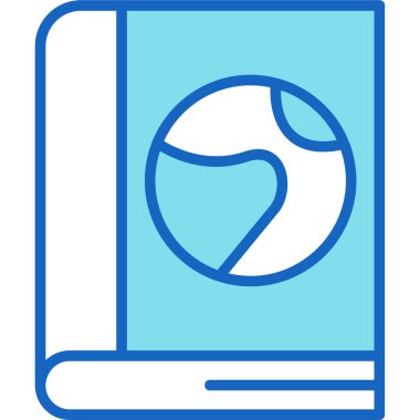 Kitap. Web simgesi basit tasarım