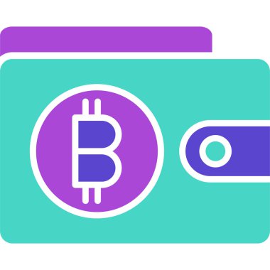 bitcoin. Web simgesi basit tasarım