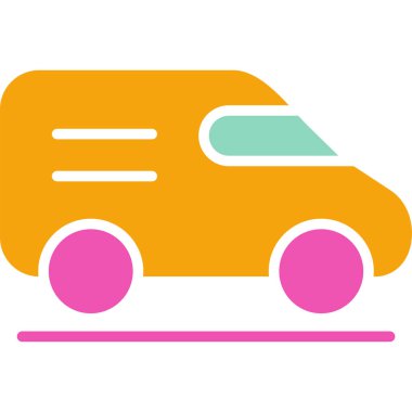 - Araba. Web simgesi basit illüstrasyon