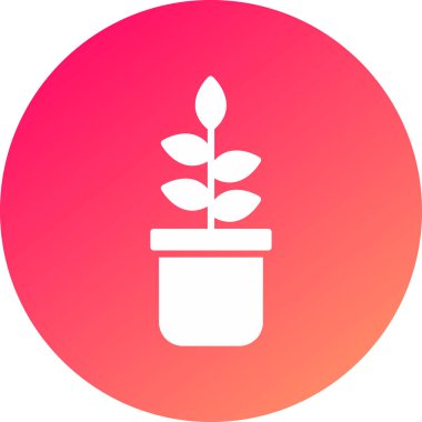 bitki simgesi, vektör illüstrasyonu