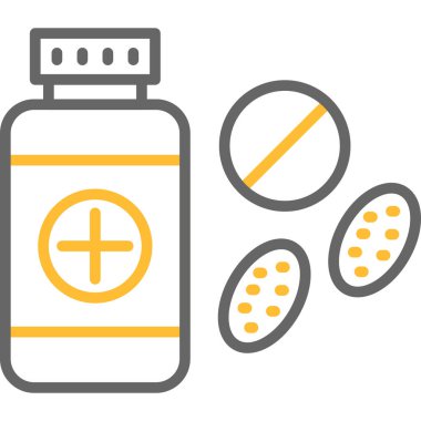 hap ikonu vektör illüstrasyonu