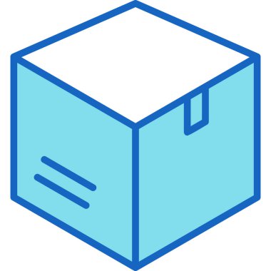 kutu teslim gönderme simgesi Doldurulmuş ana hatlar biçimi