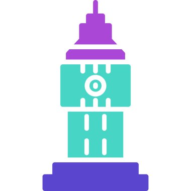 Cami binası. Web simgesi basit illüstrasyon