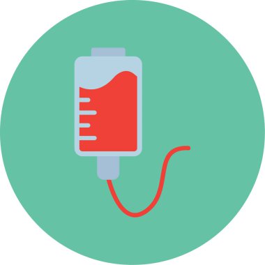 kan nakli düz vektör simgesi