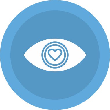 Gözün vektör çizimi