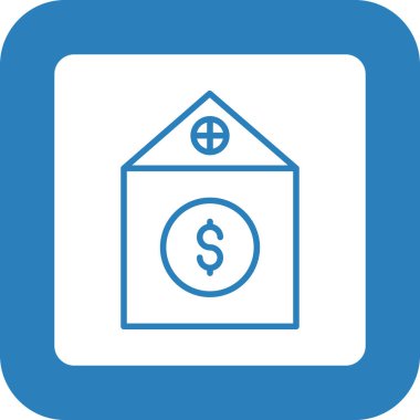 Para ikonu. özet çizimi