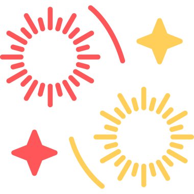 yıldızlar, güneş, yıldız, vektör simgesi, düz, çizgi simgesi