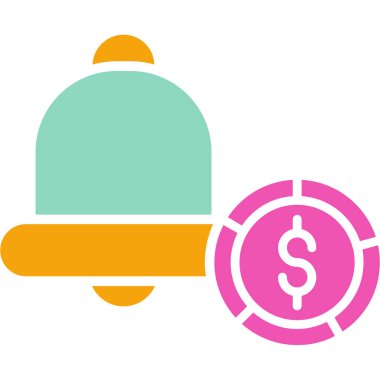 Para için. Web simgesi basit illüstrasyon