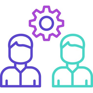 İş adamları. Basit tasarım