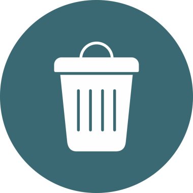 Çöp kutusu vektör illüstrasyonuName