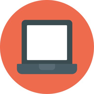 Bilgisayar. Web simgesi basit illüstrasyon