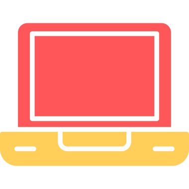 Bilgisayar monitörü. Basit resimleme