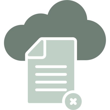 bulut hesaplama vektörü simgesi