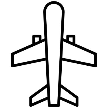 Uçak simgesi, anahat stili