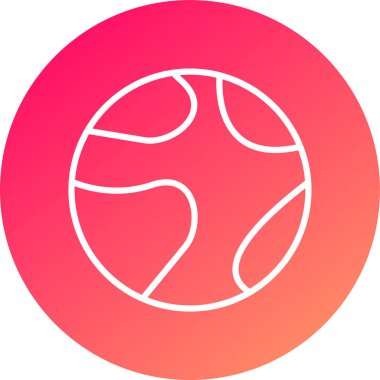 Modern simgenin vektör illüstrasyonu