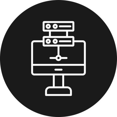 Web simgesi vektör illüstrasyonu