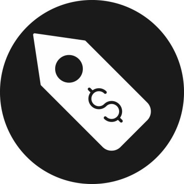 etiket simgesi vektör illüstrasyonu