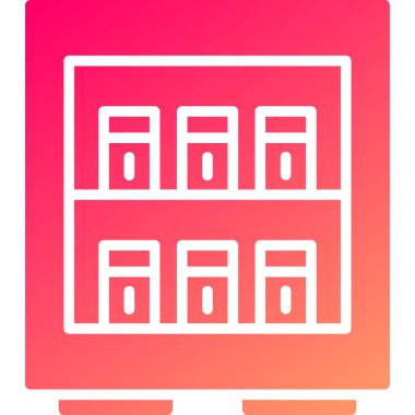 Modern binanın vektör illüstrasyonu