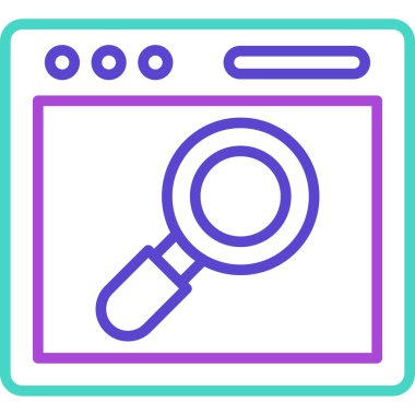 seo modern simgesinin vektör illüstrasyonu