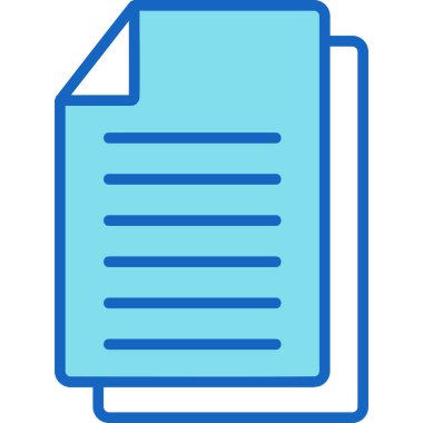 belge dosya vektör simgesi