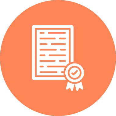 Belge simgesinin vektör illüstrasyonu