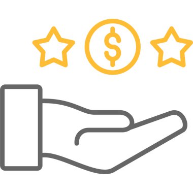 para simgesi vektör illüstrasyonu