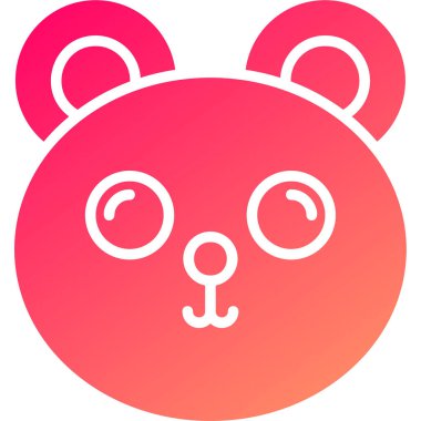 hayvan simgesi, vektör illüstrasyonu