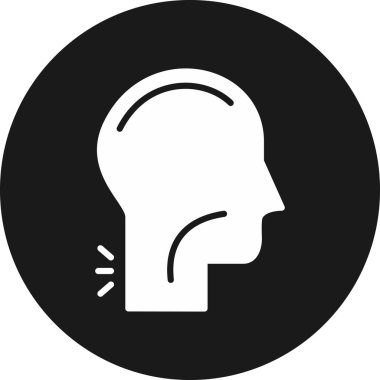 Beyin. Web simgesi basit illüstrasyon