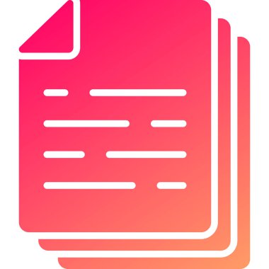 belge simgesi, vektör çizimi