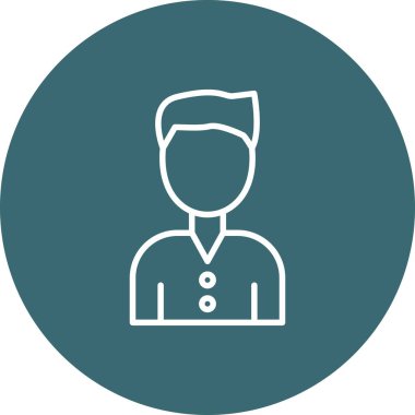 Modern simgenin vektör illüstrasyonu