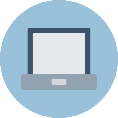 Bilgisayar. Web simgesi basit illüstrasyon