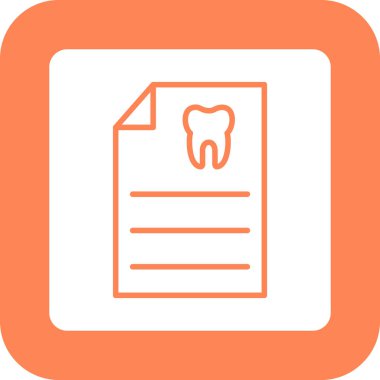 Modern diş simgesinin vektör illüstrasyonu