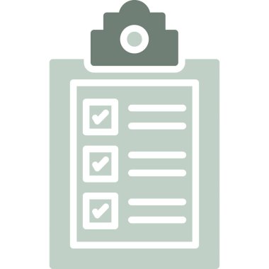 Liste. Web simgesi basit illüstrasyon