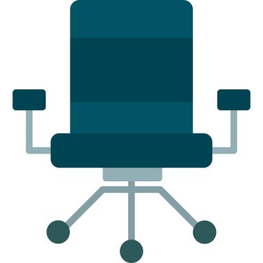 Sandalye. Web simgesi basit illüstrasyon