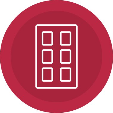 Yapı simgesinin vektör illüstrasyonu