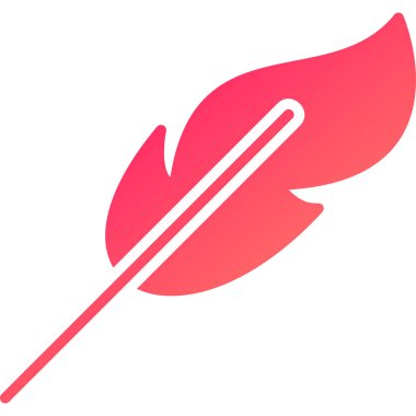 Tüylü ikon vektör illüstrasyonu