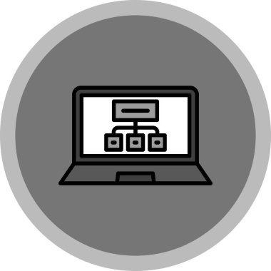 bilgisayar simgesi vektör illüstrasyonu