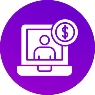 dizüstü bilgisayar simgesi, vektör illüstrasyonu