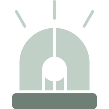 ampul simgesi, vektör illüstrasyonu