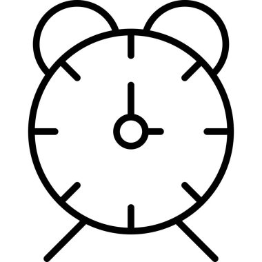 Saat simgesi vektör illüstrasyonu