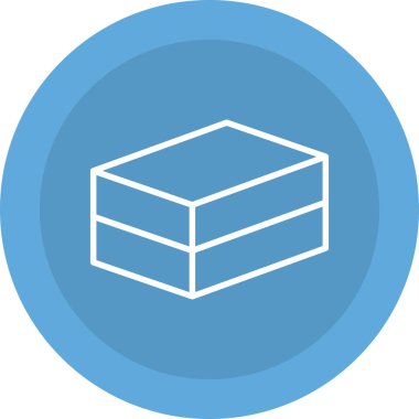 kutu simgesi, vektör illüstrasyonu