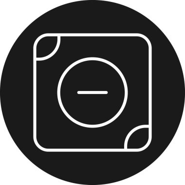 Kamera. Web simgesi basit illüstrasyon