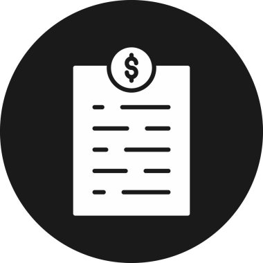 finansal rapor simgesi, biçim tasarımı