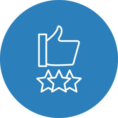 başparmak vektör kabartma renk simgesi