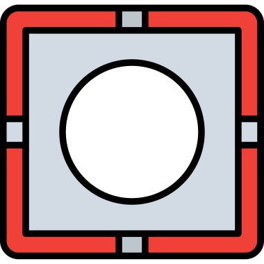 Kamera. Web simgesi basit tasarım