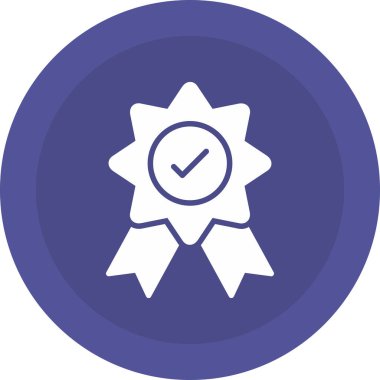 Madalya simgesi, vektör illüstrasyon tasarımı